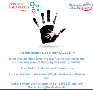 Flyer zum Alleinerziehendetreff